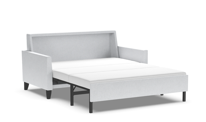 American Leather Harris Comfort Sleeper With High Wood Leg-Jennifer Furniture