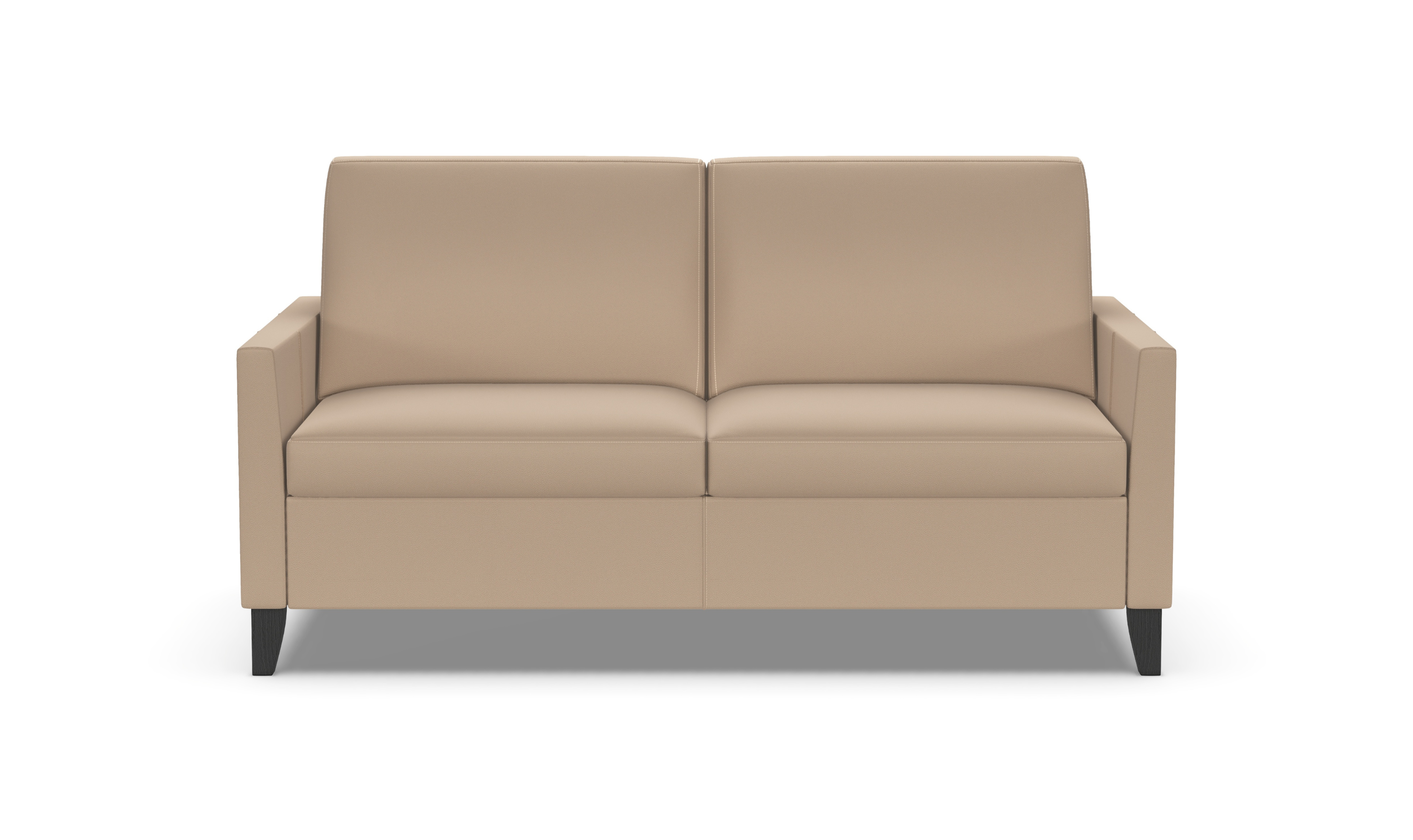 American Leather Harris Comfort Sleeper With High Wood Leg-Jennifer Furniture