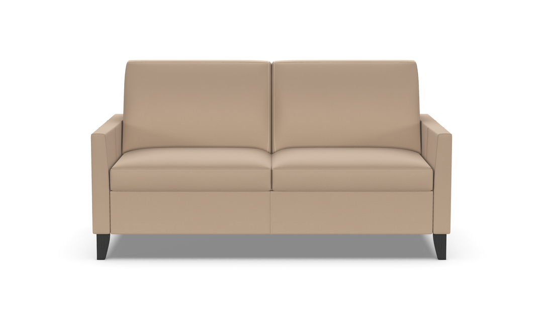 American Leather Harris Comfort Sleeper With High Wood Leg-Jennifer Furniture