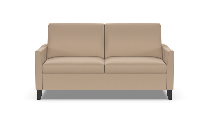 American Leather Harris Comfort Sleeper With High Wood Leg-Jennifer Furniture