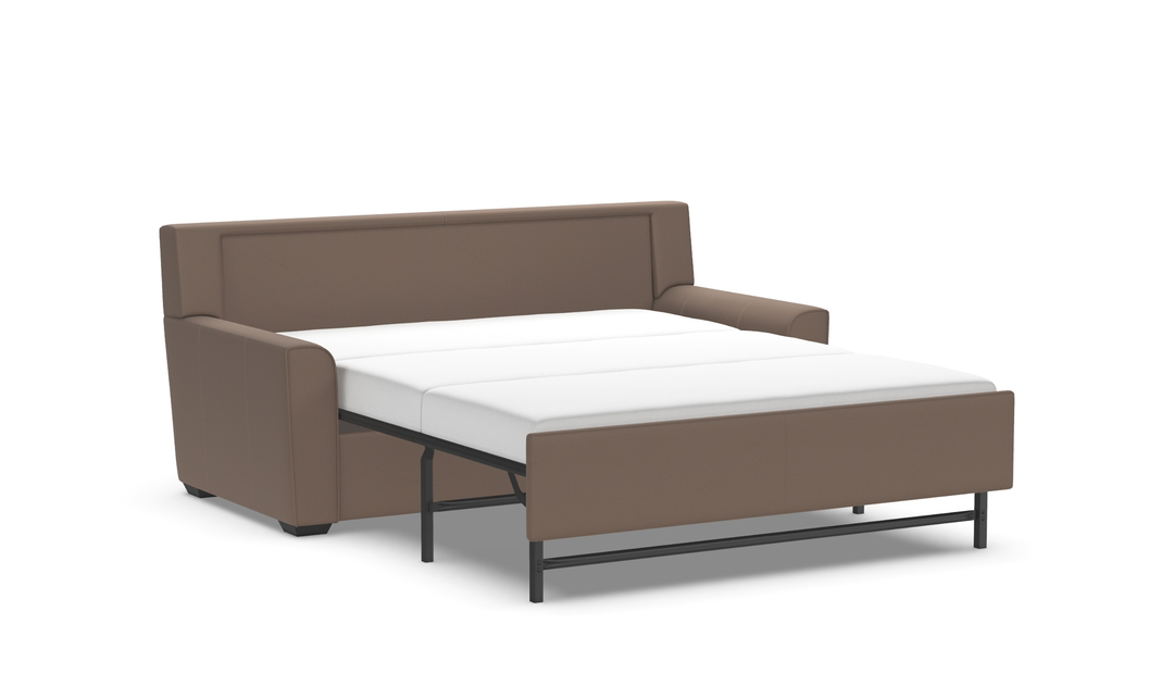American Leather Klein Comfort Sleeper With Quarter Moon Arm Design-Jennifer Furniture