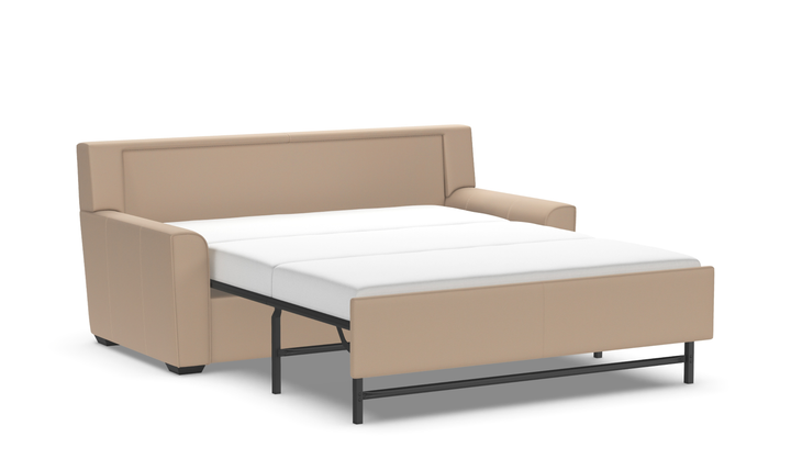 American Leather Klein Comfort Sleeper With Quarter Moon Arm Design-Jennifer Furniture