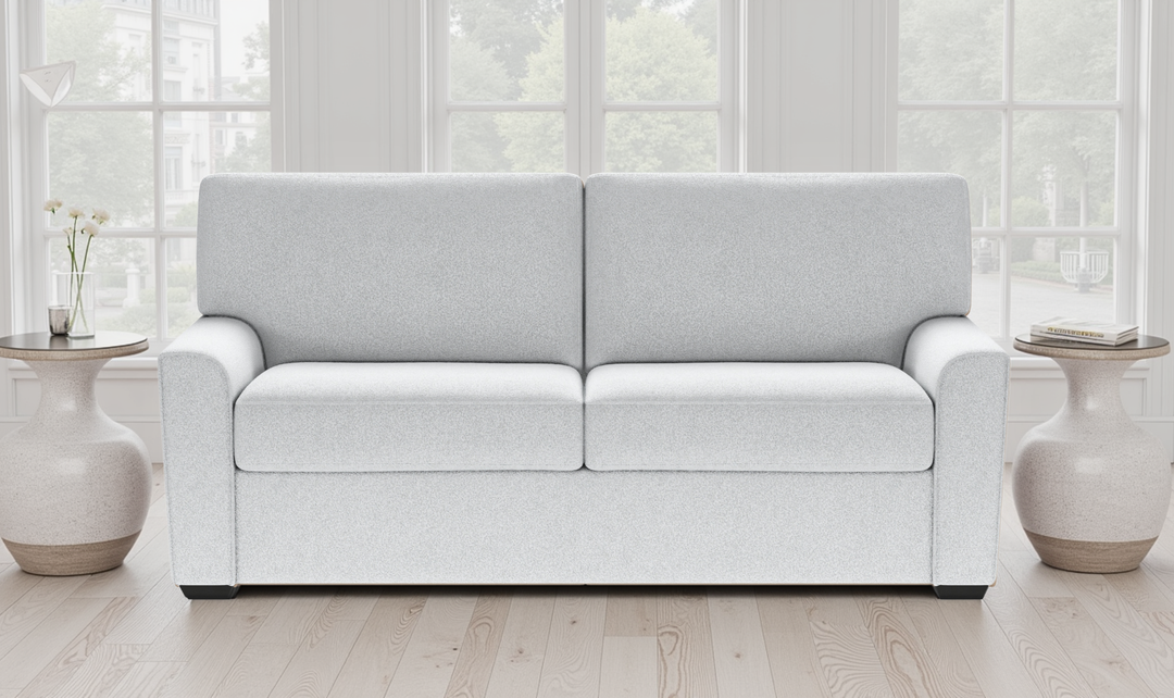 American Leather Klein Comfort Sleeper With Quarter Moon Arm Design-Jennifer Furniture