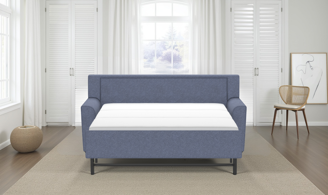 American Leather Klein Comfort Sleeper With Quarter Moon Arm Design-Jennifer Furniture