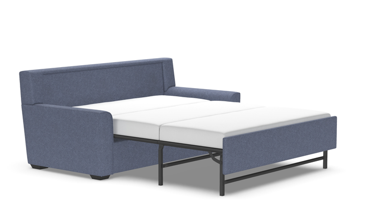 American Leather Klein Comfort Sleeper With Quarter Moon Arm Design-Jennifer Furniture