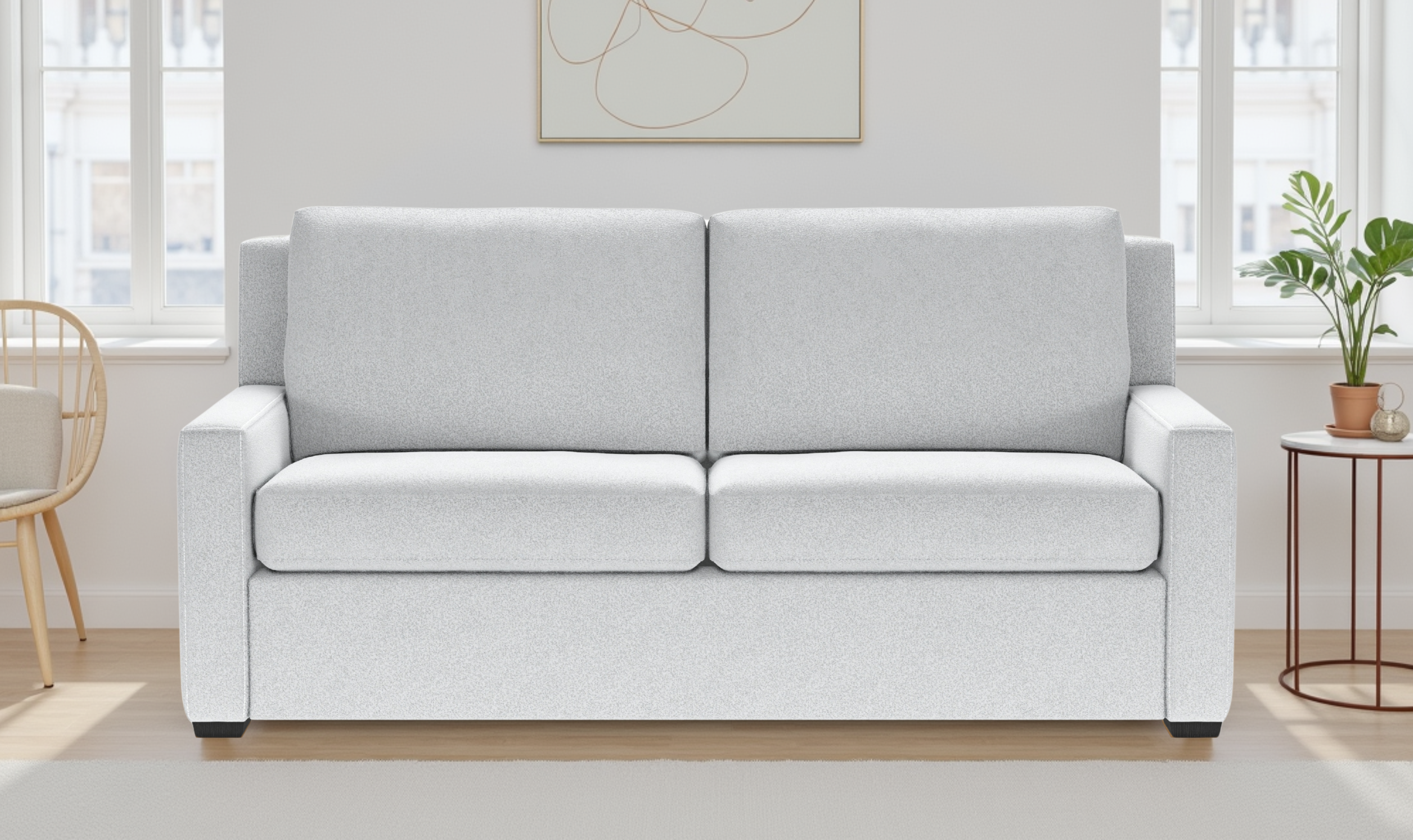 American Leather Lyons Comfort Sleeper With Track Arms-Jennifer Furniture