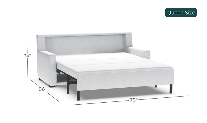 American Leather Lyons Comfort Sleeper With Track Arms-Jennifer Furniture