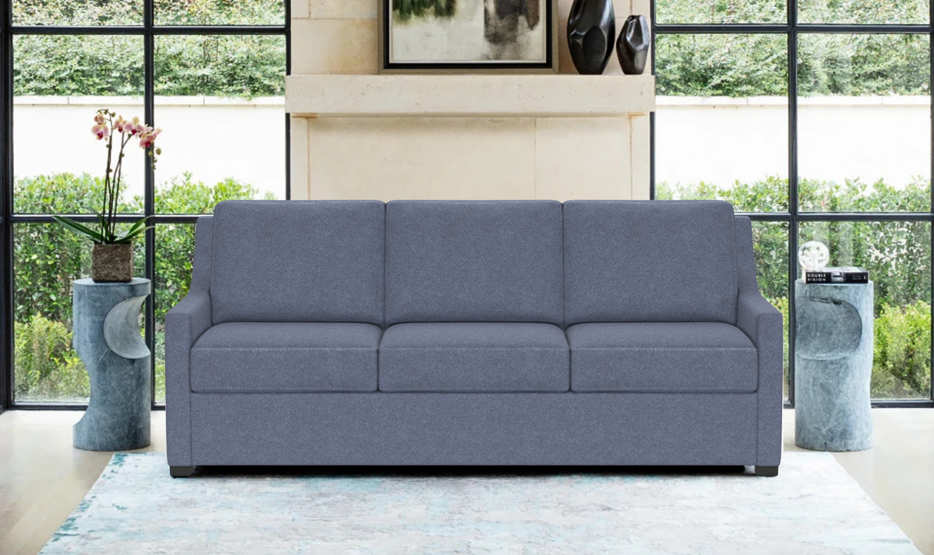 American Leather Perry Comfort Sleeper With Reverse Tapered Arms-Jennifer Furniture