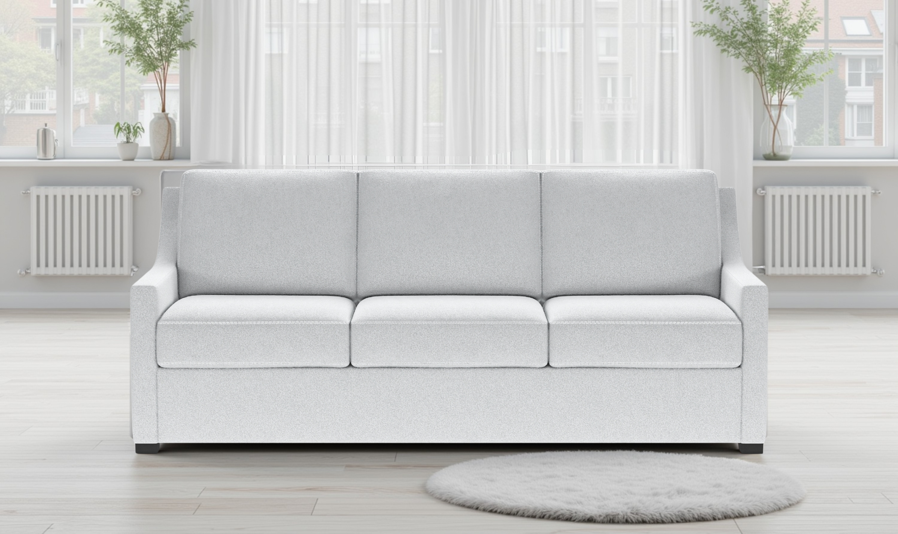 American Leather Perry Comfort Sleeper With Reverse Tapered Arms-Jennifer Furniture