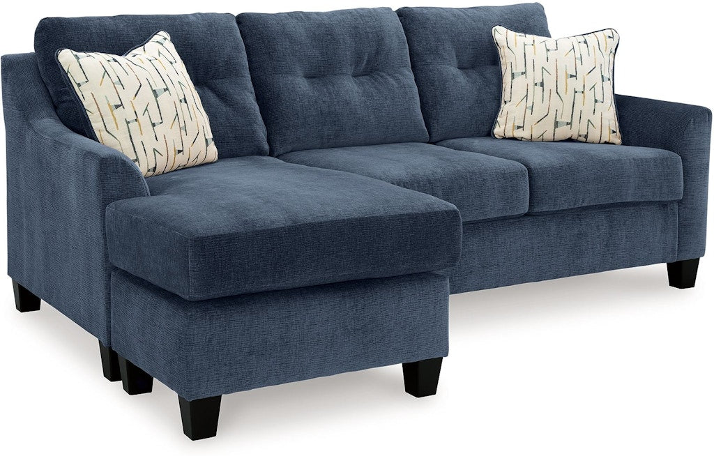 Amity Bay Queen Sofa Chaise Sleeper with Memory Foam Mattress