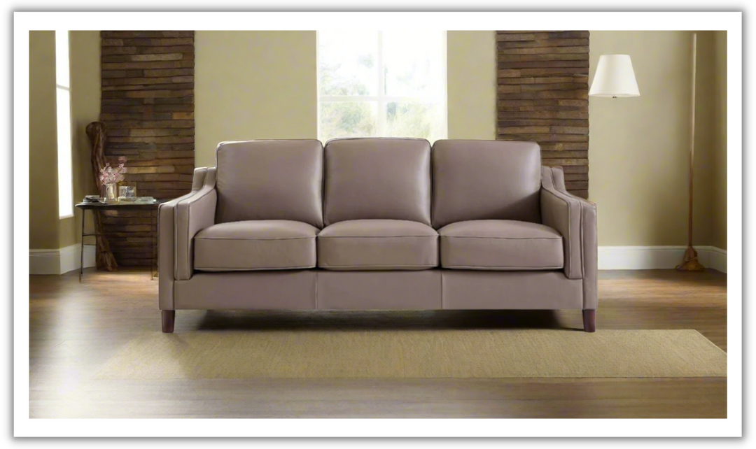 Bella Leather 3-Seater Sofa-Jennifer Furniture