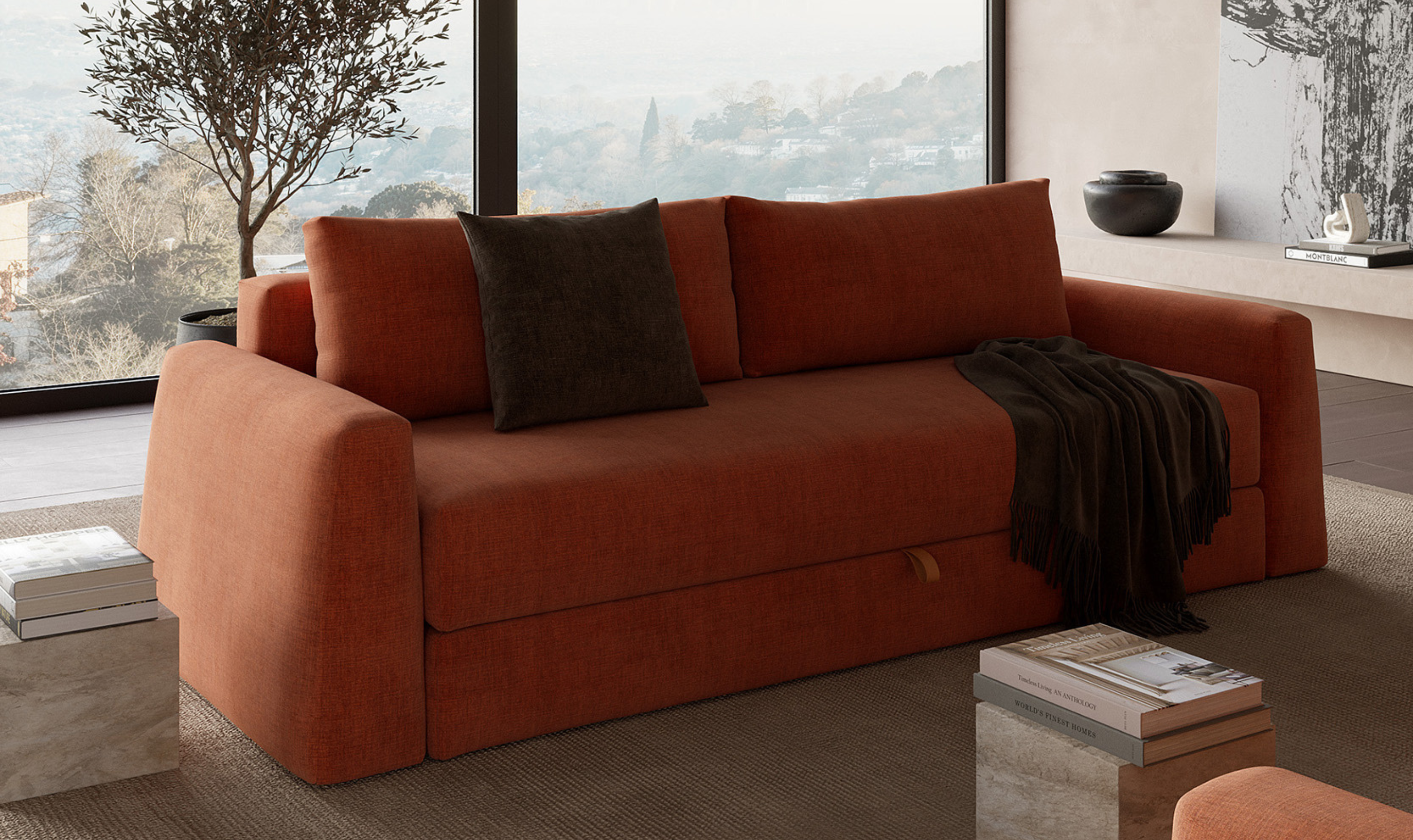 Innovation Living Cone 2-Seater Fabric Sofa Bed