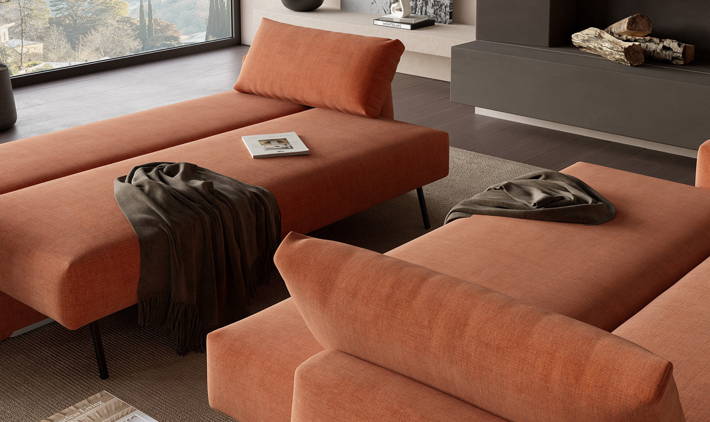 Innovation Living Cone 2-Seater Fabric Sofa Bed