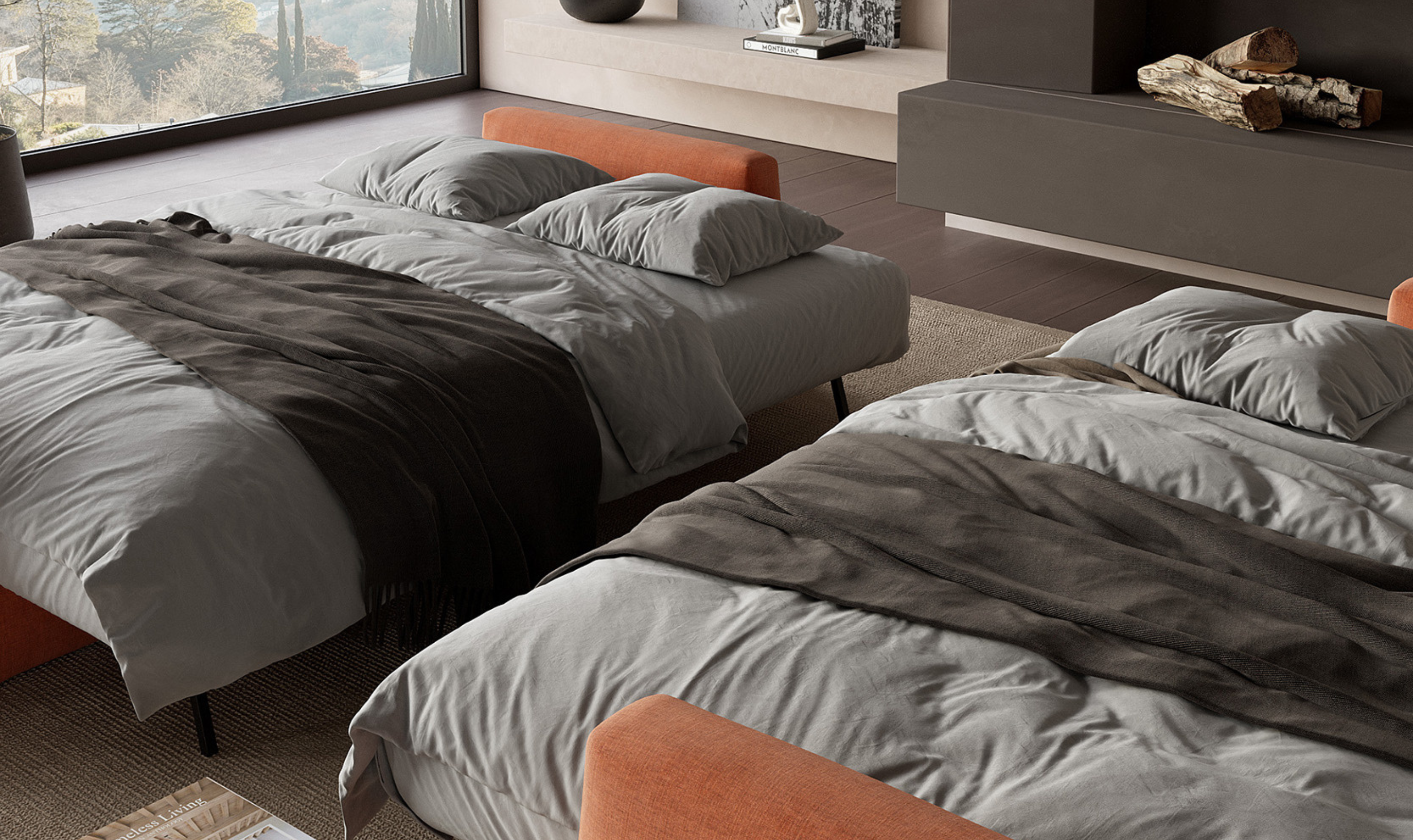 Innovation Living Cone 2-Seater Fabric Sofa Bed