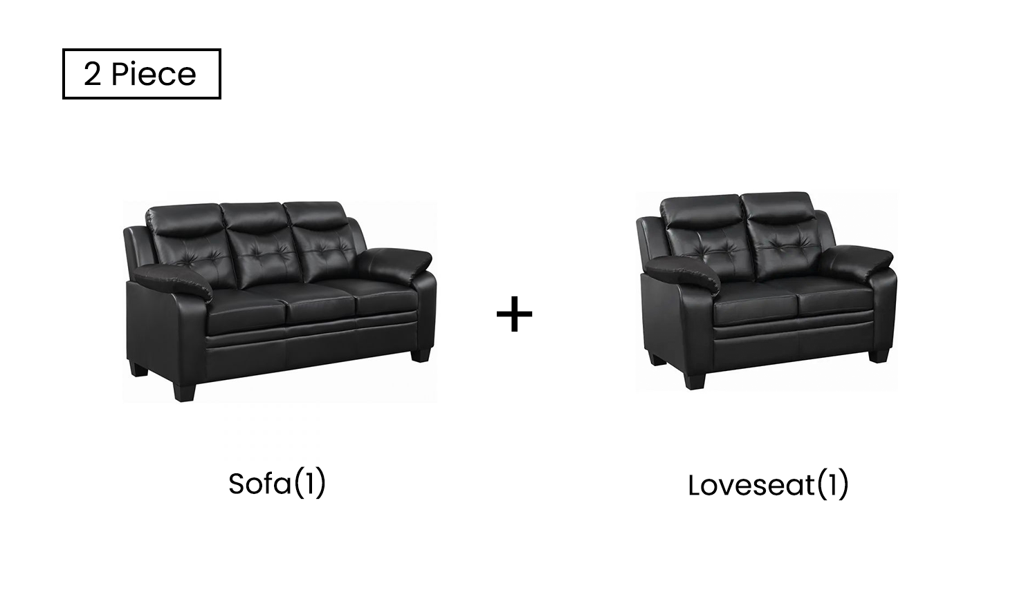 Get Finley Leather Living Room Set Online | Jennifer Furniture
