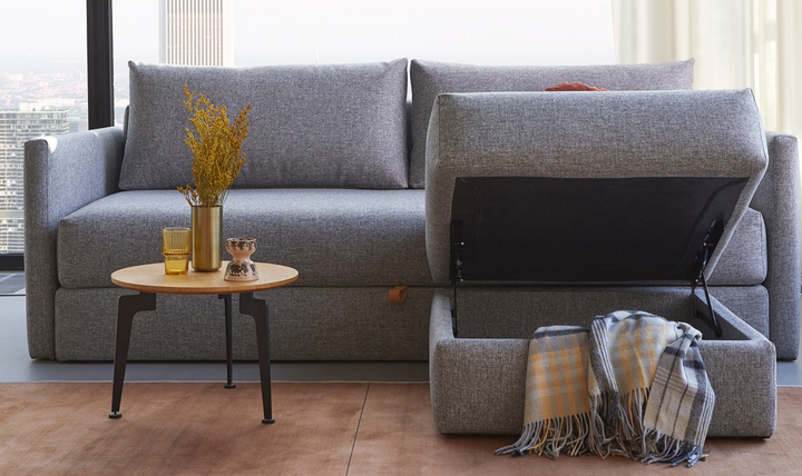 Innovation Living Cornila Multifunctional Ottoman with Built-in Storage