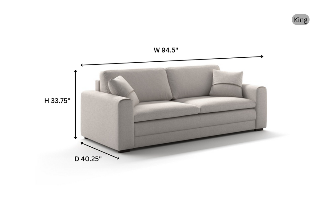 Luonto Cove Sleeper Sofa With Hybrid Deluxe Function (King / Queen Size)