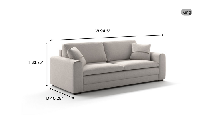 Luonto Cove Sleeper Sofa With Hybrid Deluxe Function (King / Queen Size)