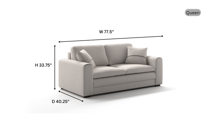 Luonto Cove Sleeper Sofa With Hybrid Deluxe Function (King / Queen Size)