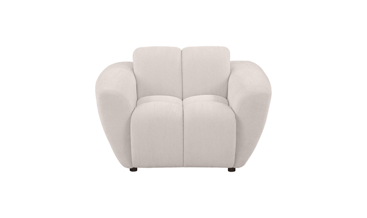 Modern Heritage Destino 3‑Piece Chenille Splayed Arm Sofa Set — Greige