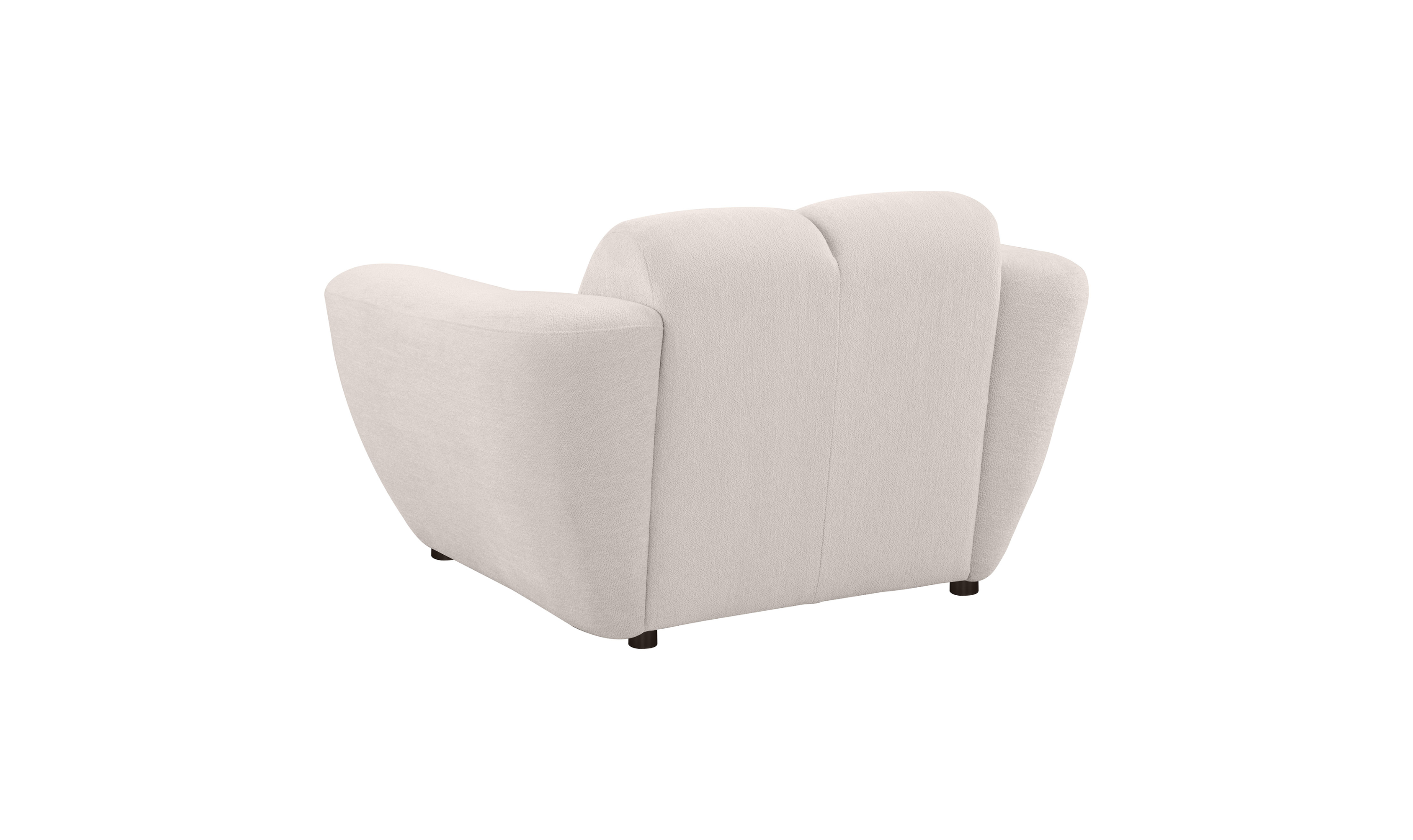 Modern Heritage Destino 3‑Piece Chenille Splayed Arm Sofa Set — Greige