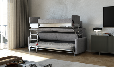 Luonto Elevate Cot Sized Bunk Bed Sleeper Sofa