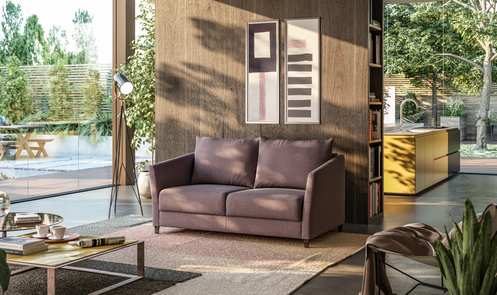 Luonto Erika Dual Motion Fabric Full XL Sofa Sleeper With Nest Function