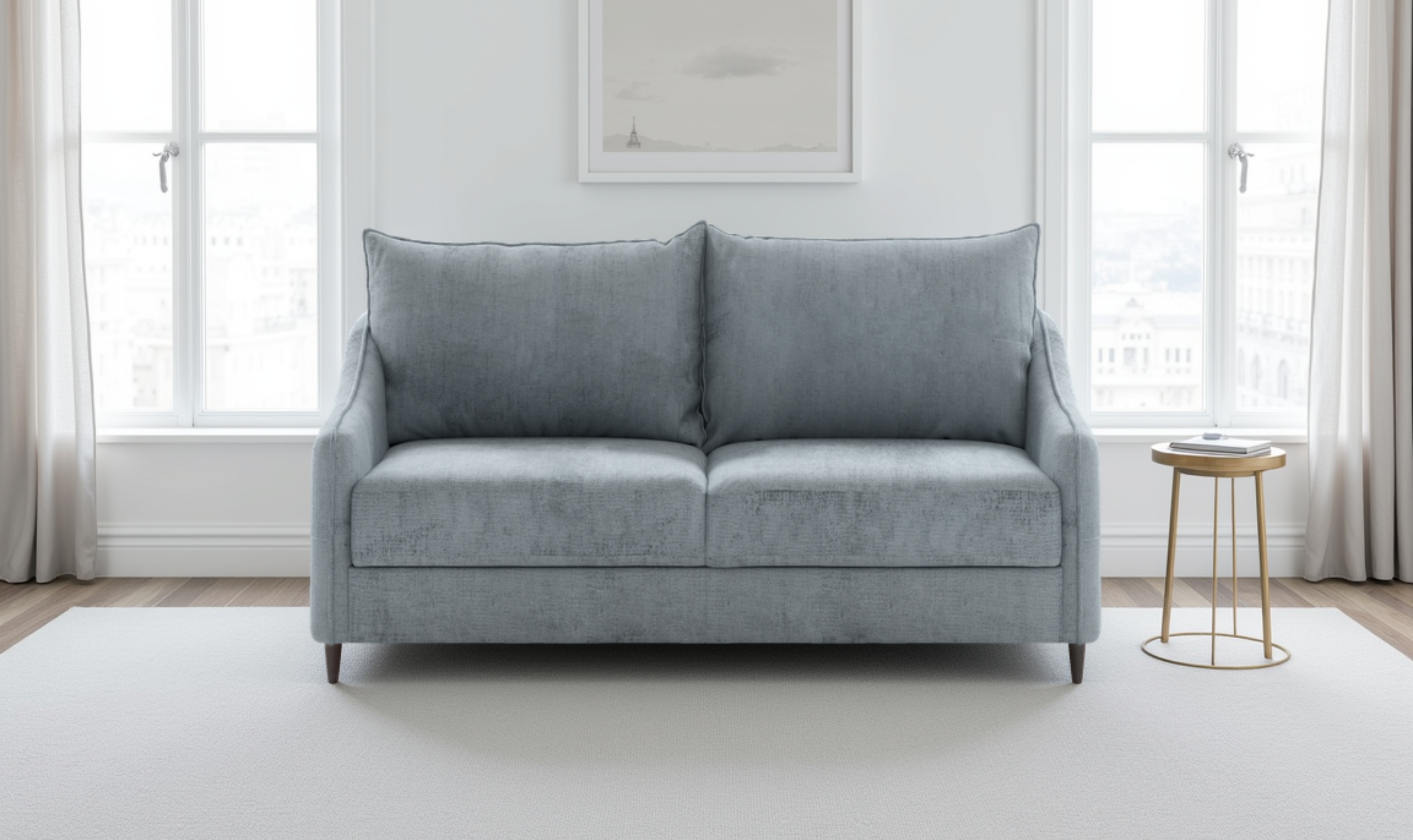 Luonto Ethos Dual Motion Fabric Sleeper Sofa with Foam Mattress