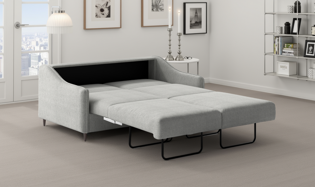 Luonto Ethos Dual Motion Fabric Sleeper Sofa with Foam Mattress