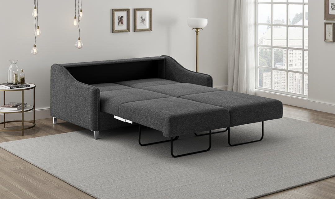 Luonto Ethos Dual Motion Fabric Sleeper Sofa with Foam Mattress