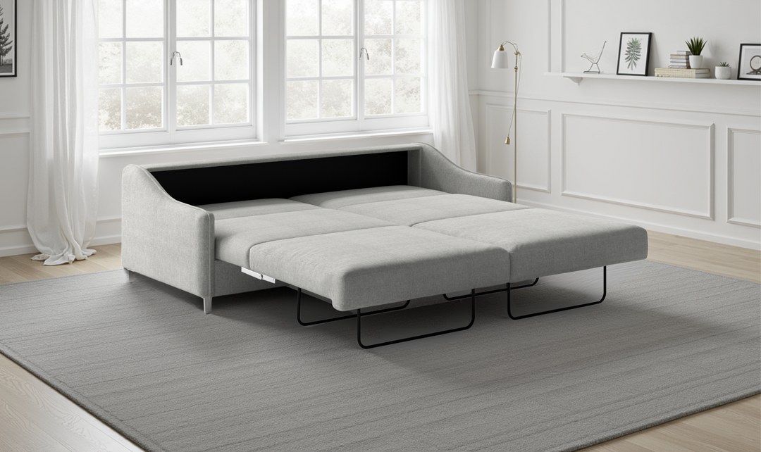 Luonto Ethos Dual Motion Fabric Sleeper Sofa with Foam Mattress