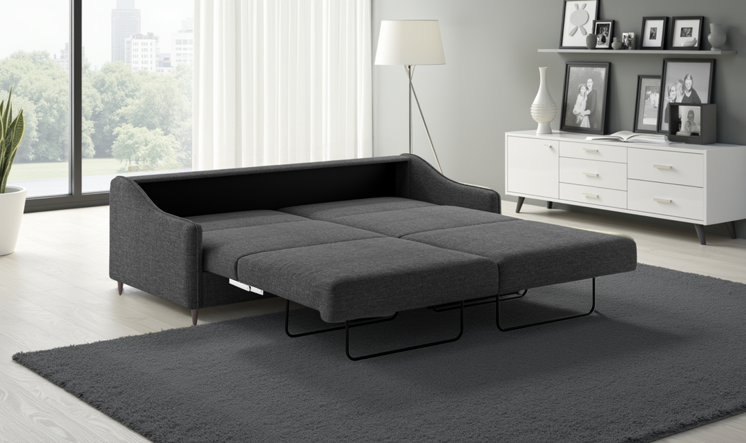 Luonto Ethos Dual Motion Fabric Sleeper Sofa with Foam Mattress