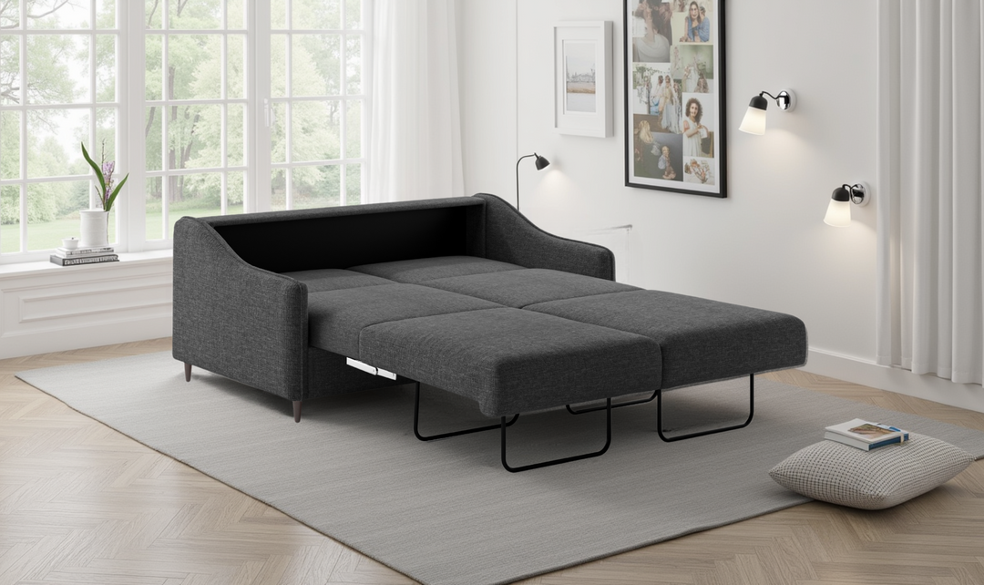 Luonto Ethos Dual Motion Fabric Sleeper Sofa with Foam Mattress