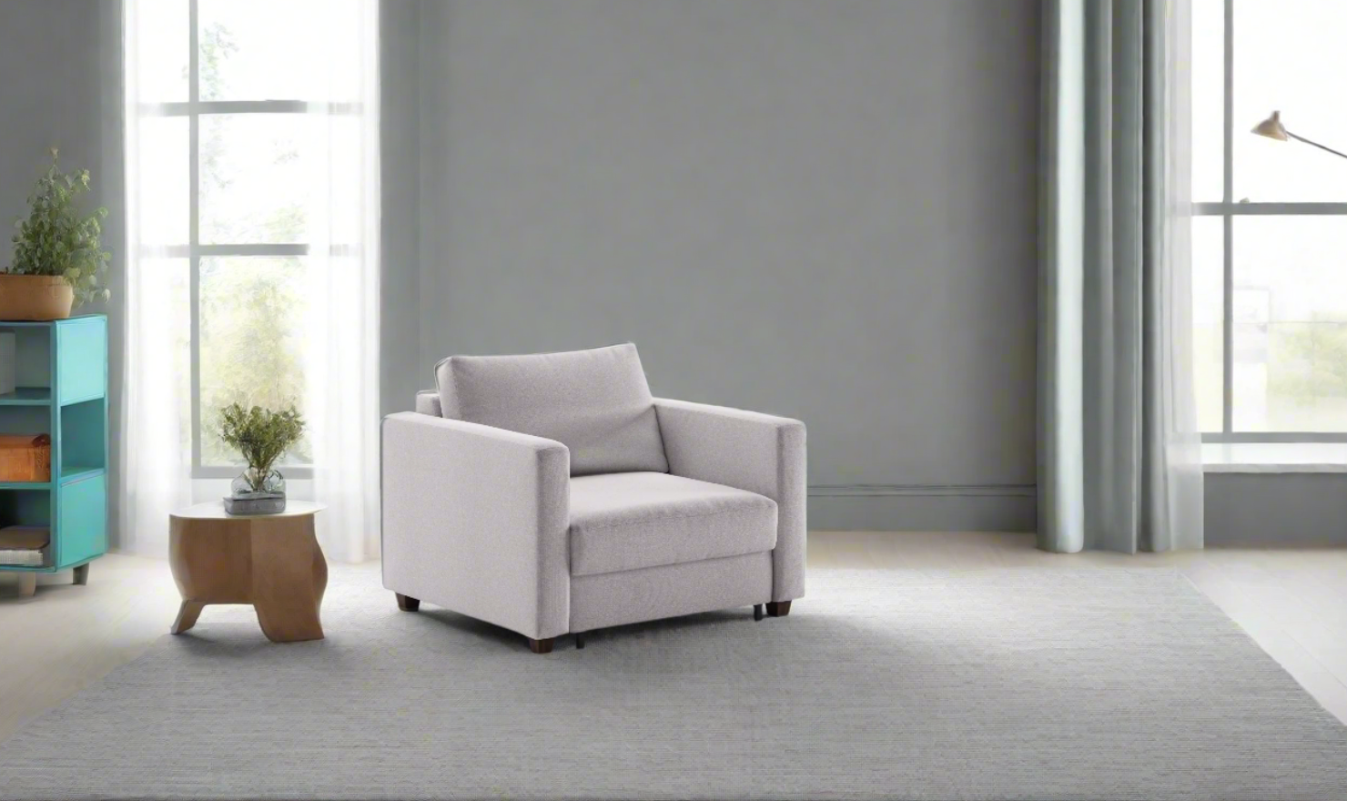 Luonto Fantasy Sofa Sleeper With Level Function & Foam Mattress