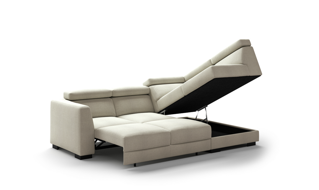 Luonto Halti L-Shaped 3-Seater Full XL Sectional Sofa Sleeper