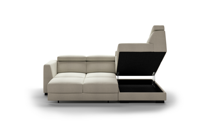 Luonto Halti L-Shaped 3-Seater Full XL Sectional Sofa Sleeper