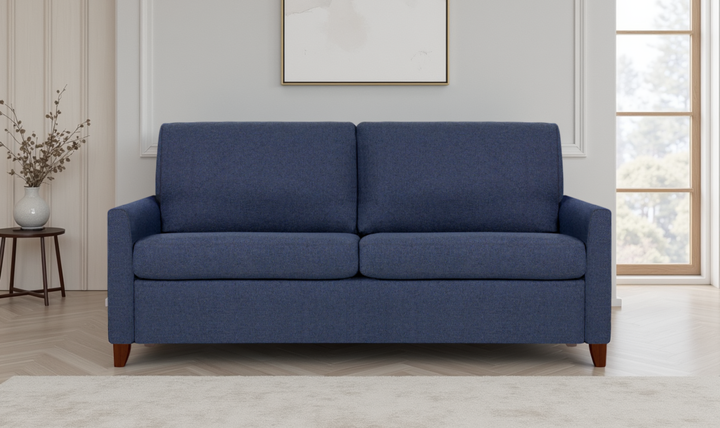 American Leather Harris Comfort Sleeper With High Wood Leg-Jennifer Furniture