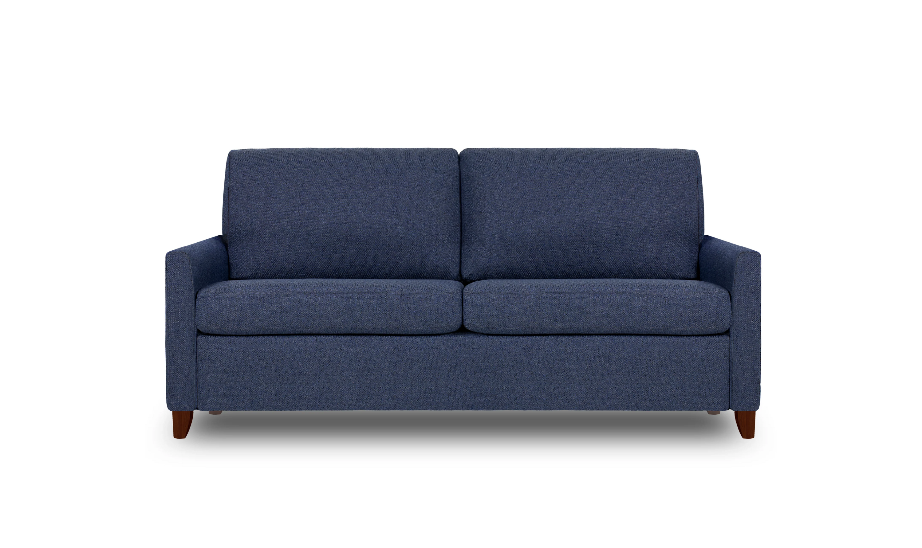 American Leather Harris Comfort Sleeper With High Wood Leg-Jennifer Furniture