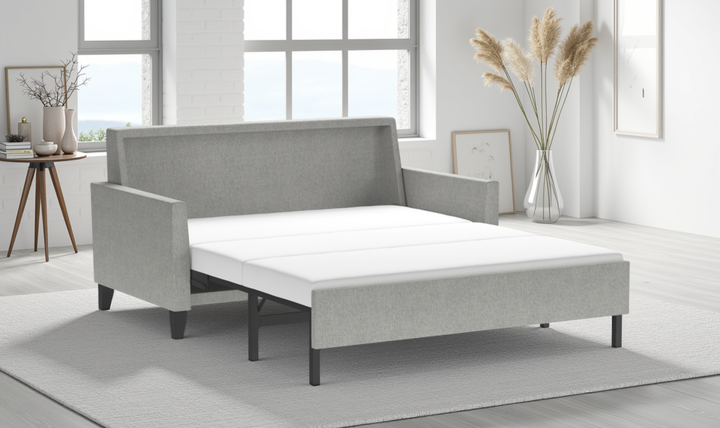 American Leather Harris Comfort Sleeper With High Wood Leg-Jennifer Furniture