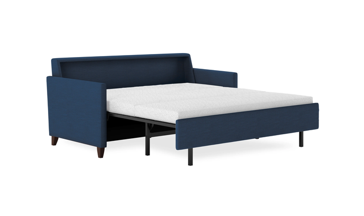 American Leather Harris Comfort Sleeper With High Wood Leg-Jennifer Furniture