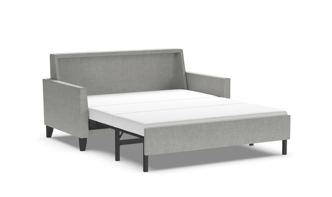 American Leather Harris Comfort Sleeper With High Wood Leg-Jennifer Furniture