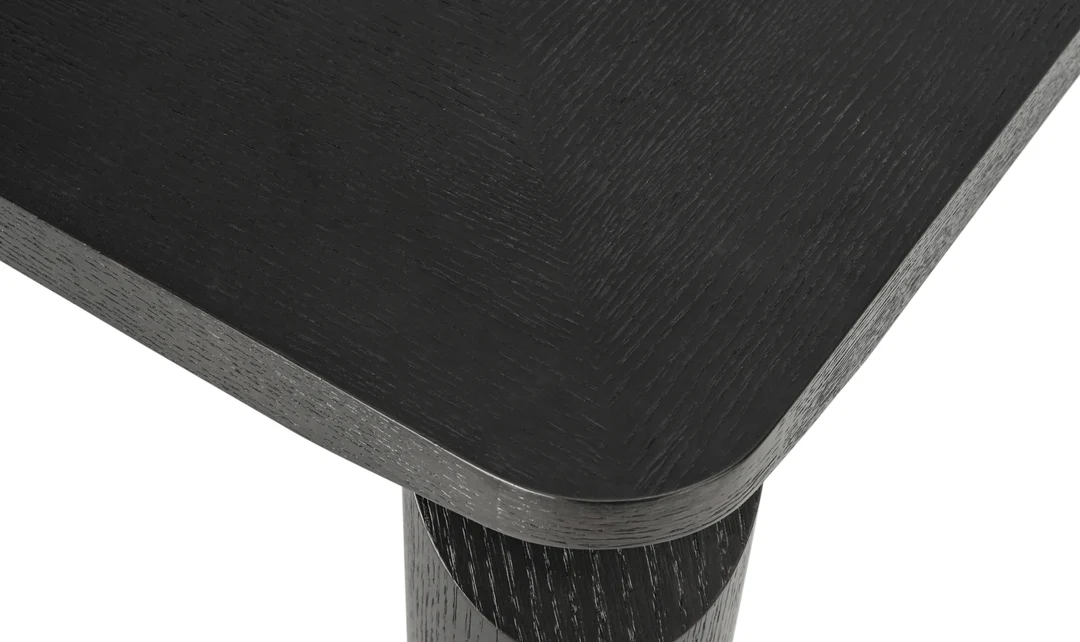 Klaussner LINEA Dining Table in Smoke Black- Jennifer furniture