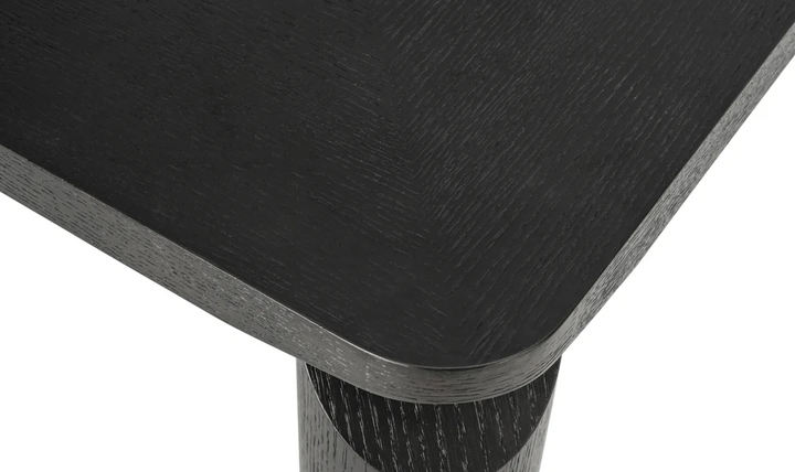 Klaussner LINEA Dining Table in Smoke Black- Jennifer furniture