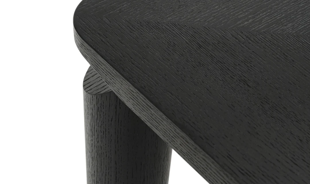 Klaussner LINEA Dining Table in Smoke Black- Jennifer furniture
