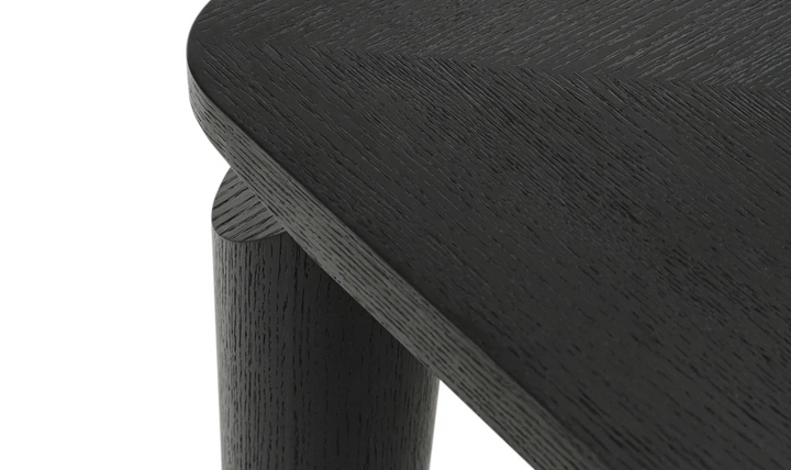 Klaussner LINEA Dining Table in Smoke Black- Jennifer furniture