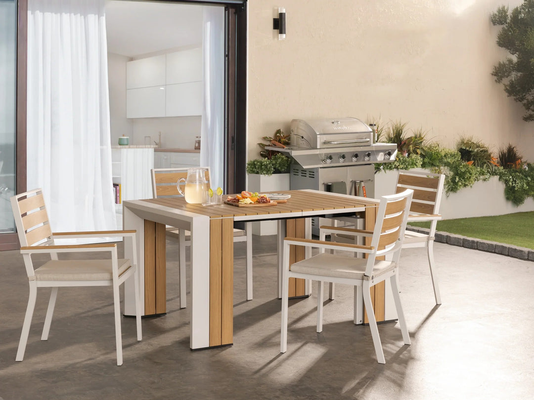 Transformer Table Patio Outdoor Wooden Chair