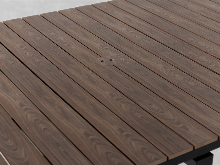 Transformer Table Extendable Rectangular Outdoor Dining Table (12-seating)