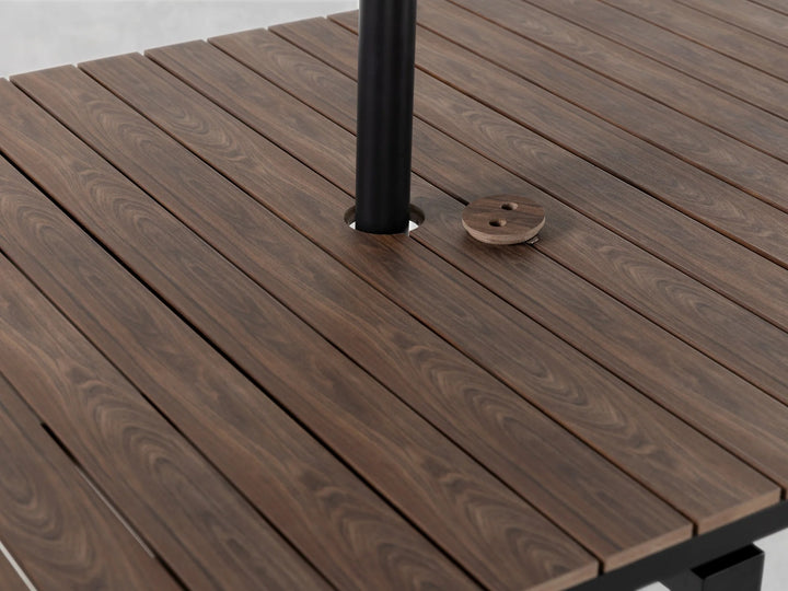 Transformer Table Extendable Rectangular Outdoor Dining Table (12-seating)