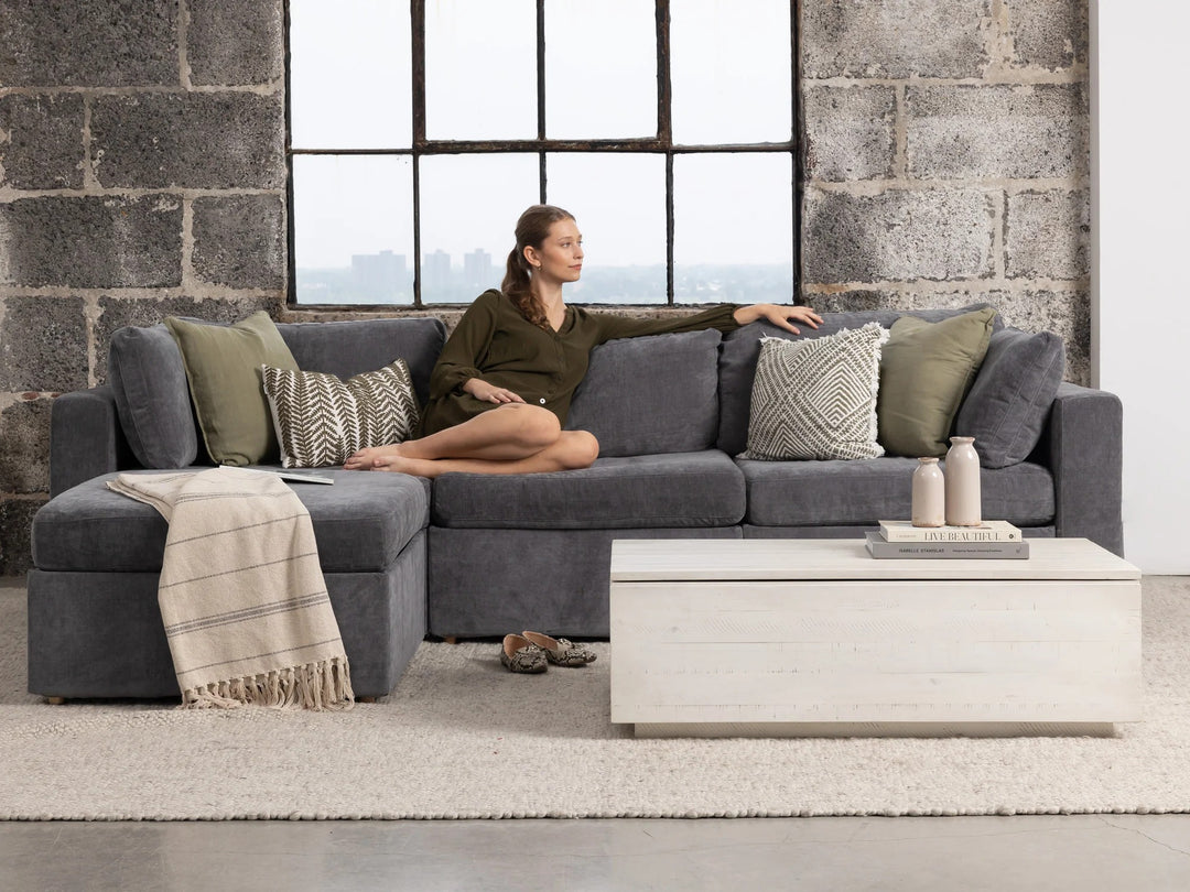 Transformer Table Wooden Coffee Table with Panel Storage