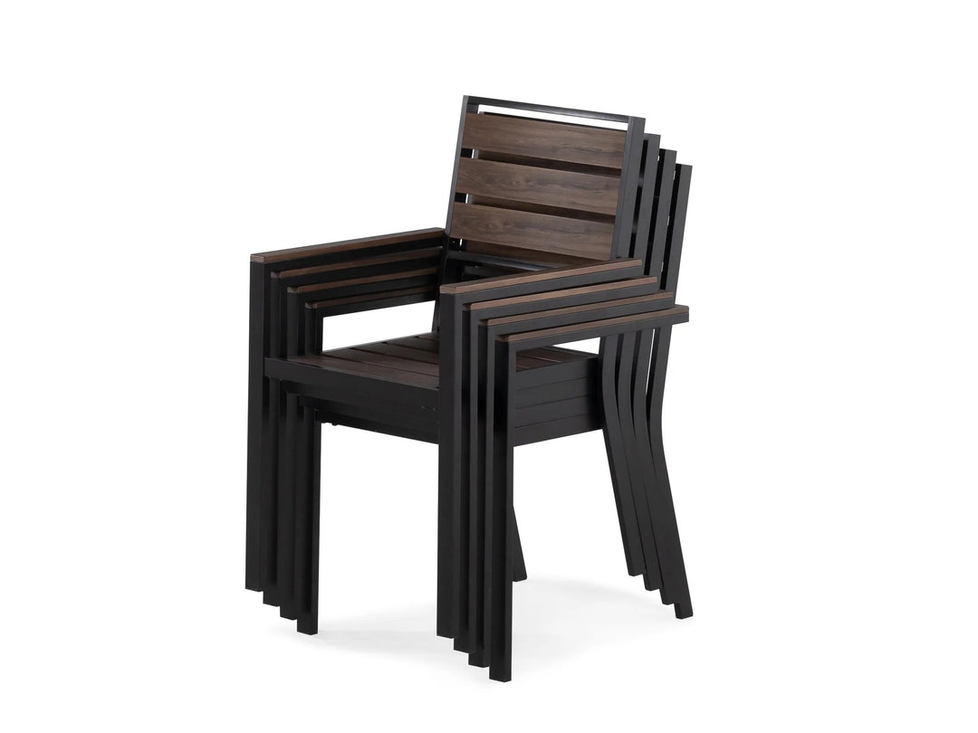 Transformer Table Patio Outdoor Wooden Chair